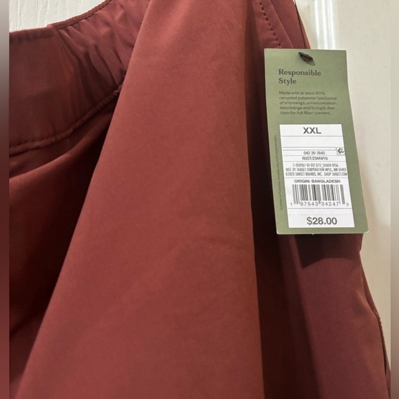 Goodfellow & Co. Men's Rust Red Shorts Men’s Size XXL New with Tag - Picture 3 of 3
